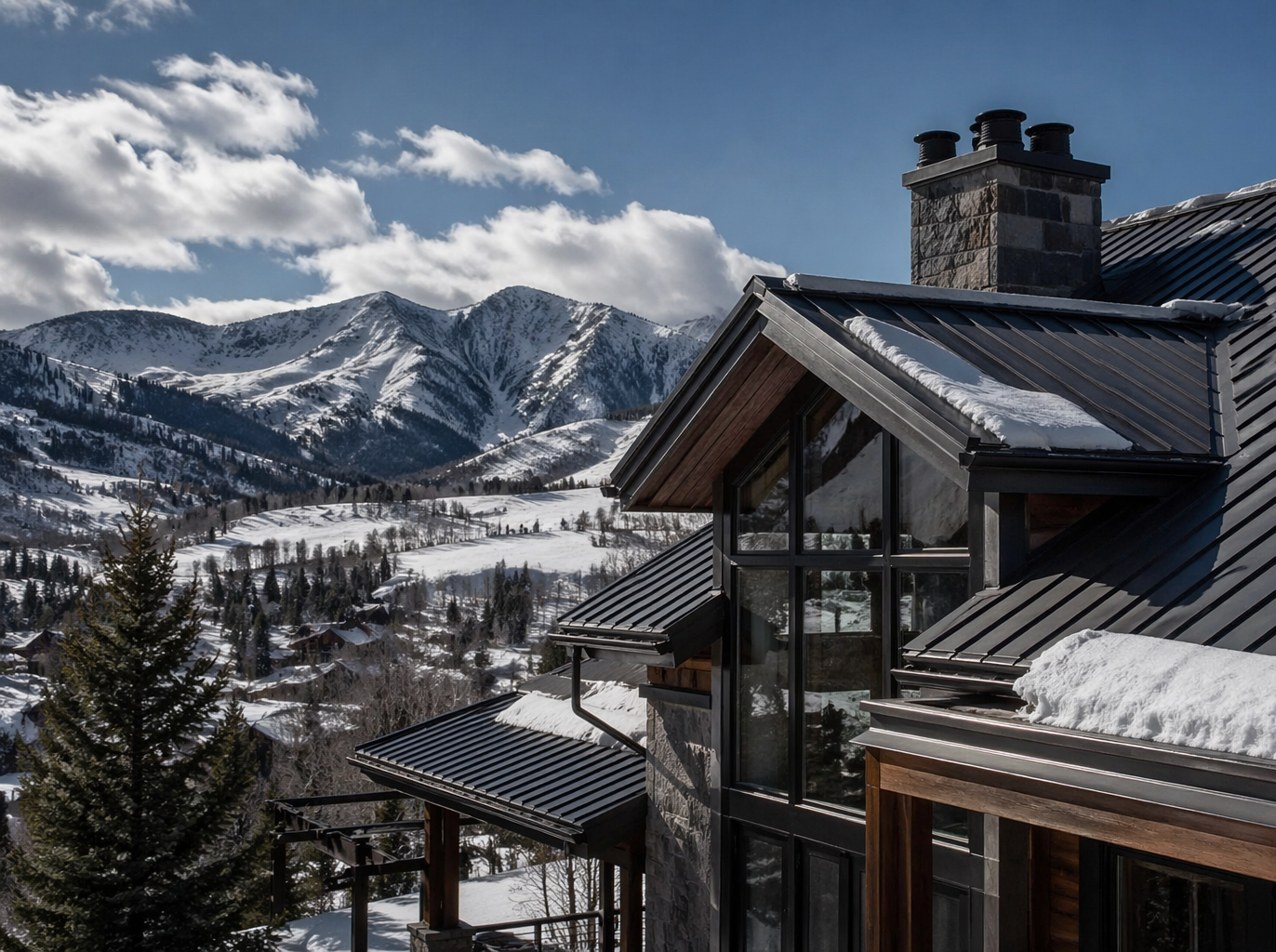 Utah mountain roofing