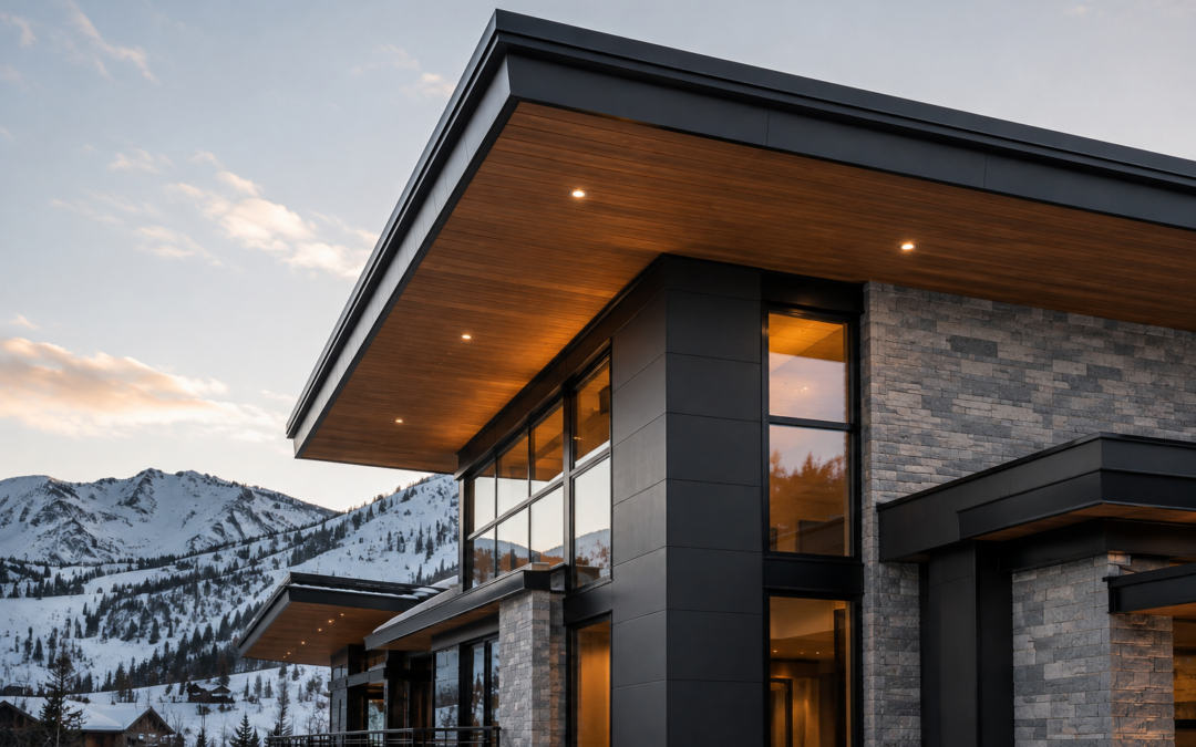 Why Do Mountain Homes Have Deep Roof Overhangs?